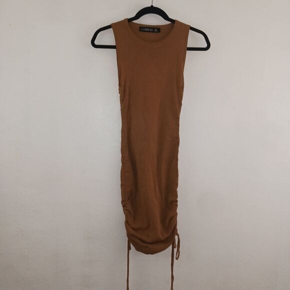 Lioness Military Minds sleeveless ruched Mini Dress size XS - Picture 2 of 9